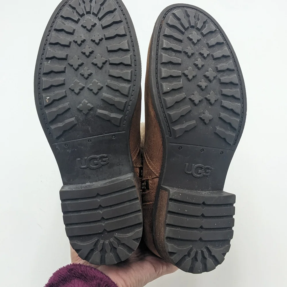 UGG Blayre II Leather And Shearling Boots